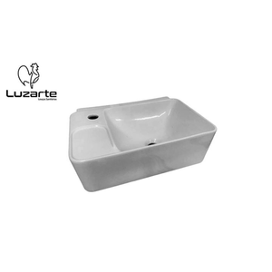 Lavatório Suspenso Viseu 40x30 Cm Branco Luzarte