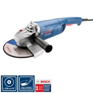 Esmerilhadeira Angular 9" GWS 2200-230 Vulcano 2200W 127V Bosch