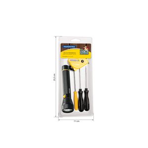 Kit de Ferramentas Com Lanterna Chaves de Fenda e Trena 5 Peças Tramontina