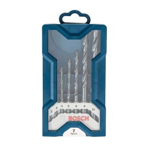 Jogo de Brocas Para Metal Mini X-Line 2,0-10,0 Mm com 7 Unidades Bosch