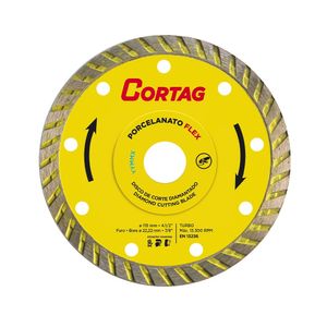 Disco Diamantado Turbo Porcelanato 115mm Cortag