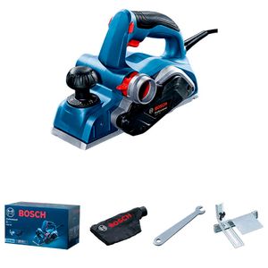 Plaina GHO 700 700W 220V 2 Lâminas e Saco Coletor de Pó Bosch