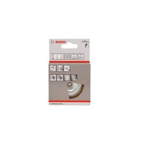 Escova De Aço Circular Para Furadeira Arame Ondulado Resvestido de Latão 75 Mm Bosch