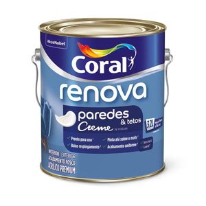 Tinta Fosca Renova Branco Gelo 3,2 Litros Coral