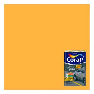 Tinta Para Piso Amarelo Dermarcação Latão 18 Litros Coral