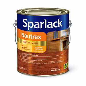Verniz Brilhante Sparlack Neutrex Imbuia 3,6 Litros Coral