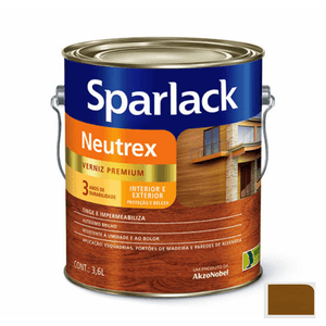 Verniz Brilhante Sparlack Neutrex Imbuia 3,6 Litros Coral