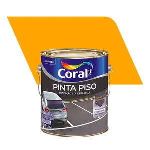 Tinta Para Piso Amarelo Demarcação Galão 3,6 Litros Coral