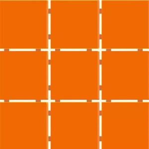 Cerâmica Fachada 10x10 Cm Laranja 2,07M² Ceral