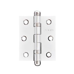Dobradiça Com Rolamento 3.1/2x3 3530 Aço Inox Polido Inox Com 3 Unidades Pado
