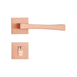 Fechadura Externa Zamac Vivaldi Roseta 885-90E 55 Mm Rose Pado