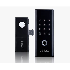 Fechadura Digital Biométrica Para Porta De Vidro Fdv-200 Pado