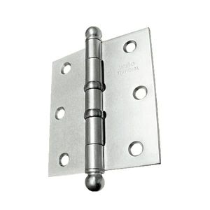 Dobradiça 3x2.1/2" Com Anel Cromado União Mundial