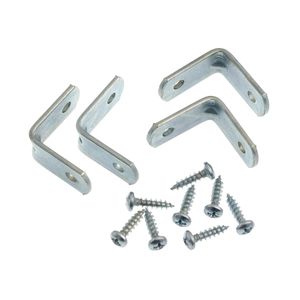 Cantoneira Zincada 30 Mm Abas Iguais 4 Unidades Bemfixa