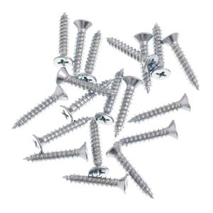 Parafuso Philips Para Dobradiça Cabeça Chata 4,2x25 Mm 20 Unidades Bemfixa