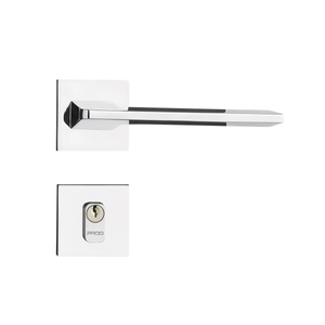 Fechadura Externa Premium Residence Sara Roseta Cromada 55 Mm 502-90E Pado