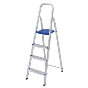 Escada Doméstica De Alumínio 4 Degraus Mor