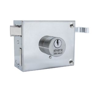 Fechadura De Sobrepor Portão 921  Inox Silvana