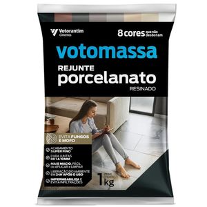 Rejunte Porcelanato Preto 1 Kg Votomassa