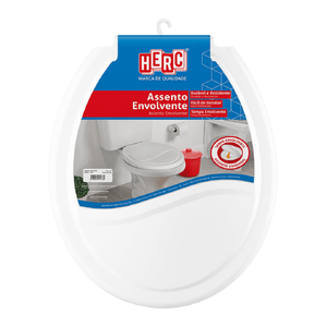 Assento Sanitário Com Tampa Envolvente Branco Herc