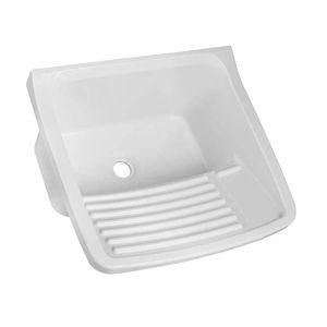 Tanque Lavanderia De Plástico 47x43x27 Cm 22 Litros Branco Astra