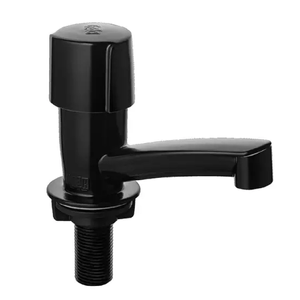 Torneira Lavatório Plástico ABS Facilita Preto Herc