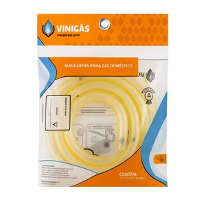 Mangueira De Gás Com Abraçadeiras 1M Vinigás
