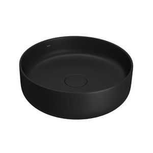 Cuba Redonda De Apoio 40 Cm Ebano Fosco Circolo Deca