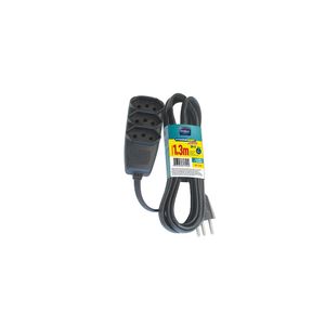 Extensão Sort Preta 3x0,75 1,3 Metros DN1790 Daneva