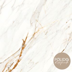 Cerâmica Calacata Polido Retificado 66xx66 Cm 2,18 Cm Formigres