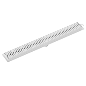Ralo Linear 50 Cm Com Grelha Branco Tigre