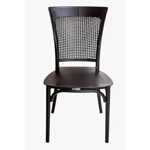 Cadeira Robust Golden Palha Preto Forte Plástico
