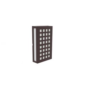 Arandela Cobogó Quadros Café 12W 3000K Bivolt Avant