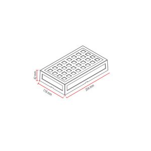 Arandela Cobogó Quadros Café 12W 3000K Bivolt Avant