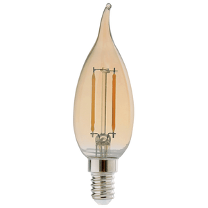 Lâmpada Led Vela Chama Retrô E14 2W 2200K 127V Avant