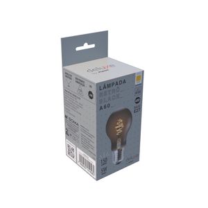 Lâmpada Retrô Black A60 5W 2200K Bivolt Avant