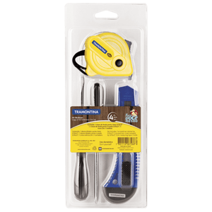 Kit De Ferramentas Multiuso 4 Peças 43408/118 Tramontina