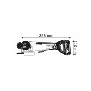 Esmerilhadeira Angular GWX 5" 18V Bosch