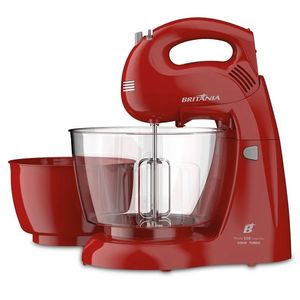 Batedeira Pérola Cristal Duoturbo Vermelha 127V 550W Britânia