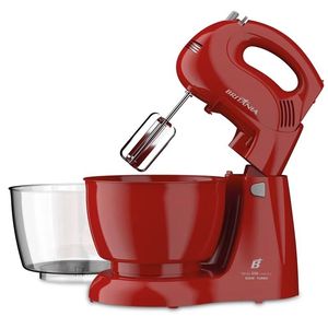 Batedeira Pérola Cristal Duoturbo Vermelha 127V 550W Britânia