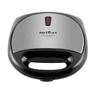 Sanduicheira E Grill Crome Inox 127V Britânia