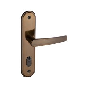 Fechadura Externa Com Espelho Concept 401E Bronze Oxidado 40 Mm Pado