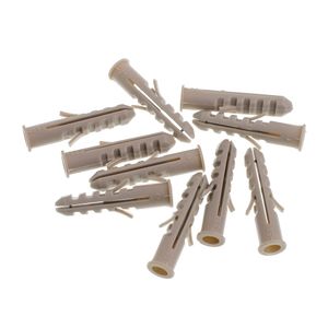 Bucha De Nylon Com Anel 8 Mm 10 Unidades Bemfixa