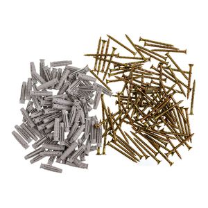 Parafuso Philips Cabeça Chata Com Bucha de 6 Mm 100 Unidades Bemfixa