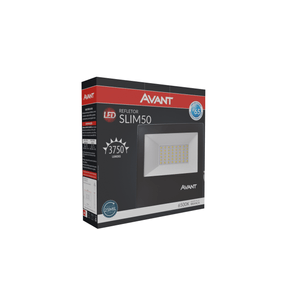 Refletor Led Slim 50W 6500K Bivolt Avant