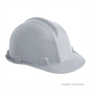 Capacete De Segurança Cinza Para Construção Com Carneira 62570 Worker