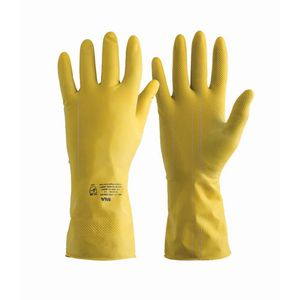 Luva Látex Natural Flocada 7" P Amarela 630837 Kala