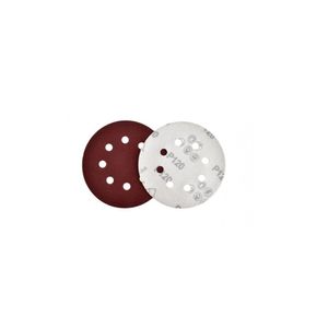Disco De Lixa Aderente Com Furos 125 mm Grão 120 Fertak