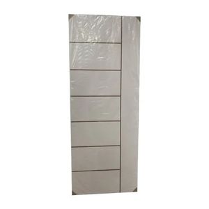 Folha De Porta HDF Branca Linha Horizontal 210x60Cm SD Portas