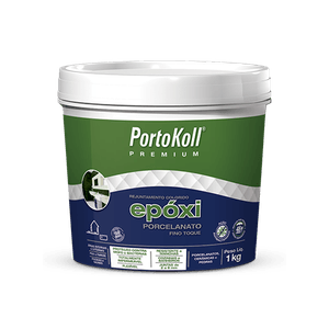 Rejunte Epóxi Porcelanato Preto Intenso 1 Kg Portokoll